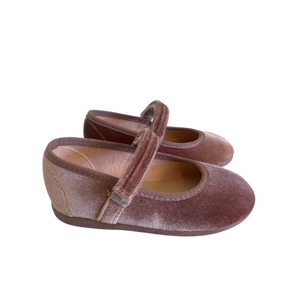 Childrenchic Velvet Mary Jane Toddler Dress Shoes Size 7 (UK 23) - Picture 2 of 3